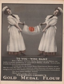 ORIG VINTAGE 1908 GOLD MEDAL FLOUR ADby: N/A