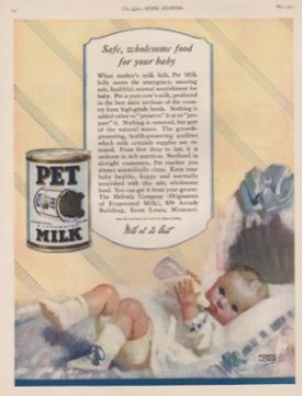 ORIG VINTAGE 1923 PET MILK ADby: Loomis (Illust.), Andrew