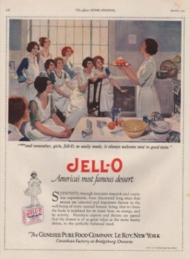 ORIG VINTAGE MAGAZINE AD: JELL-O ADby: Hewitt (Illust.), John Newton